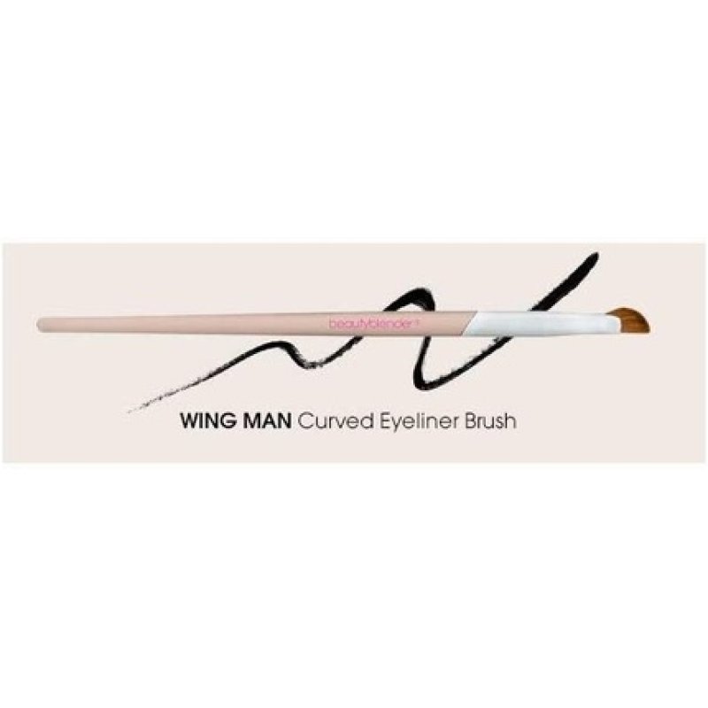 beautyblender Wing Man Curved Angled Eyeliner Brush with Cruelty-Free Bristles