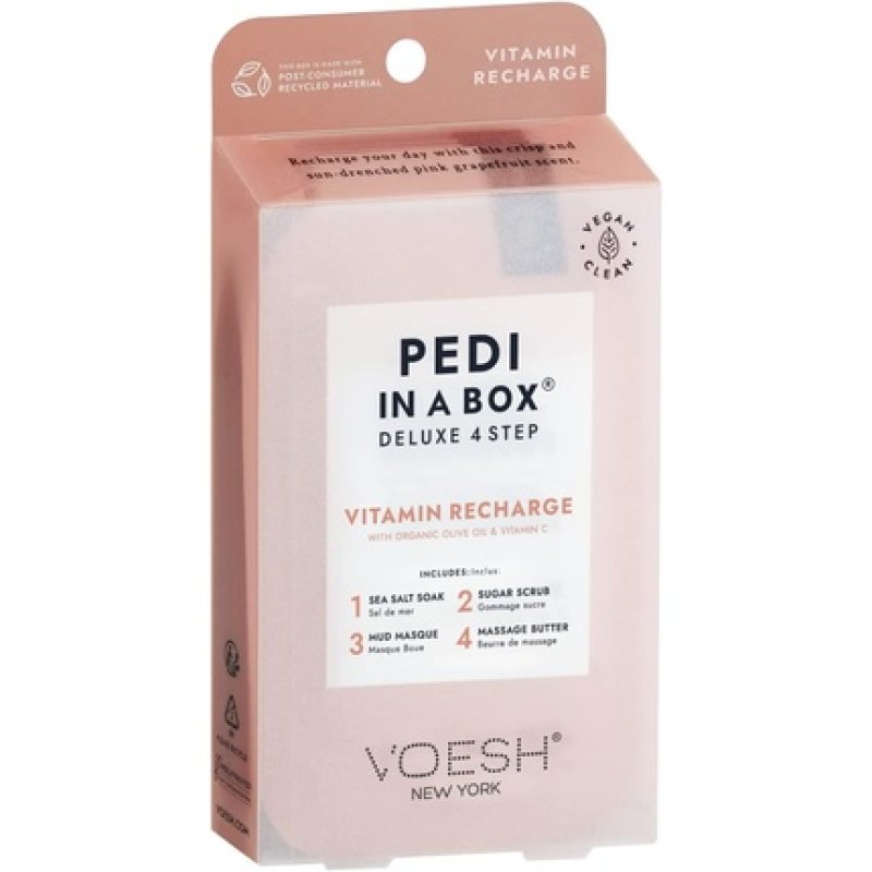 Voesh Pedi In A Box 4 In 1 Vitamin Recharge