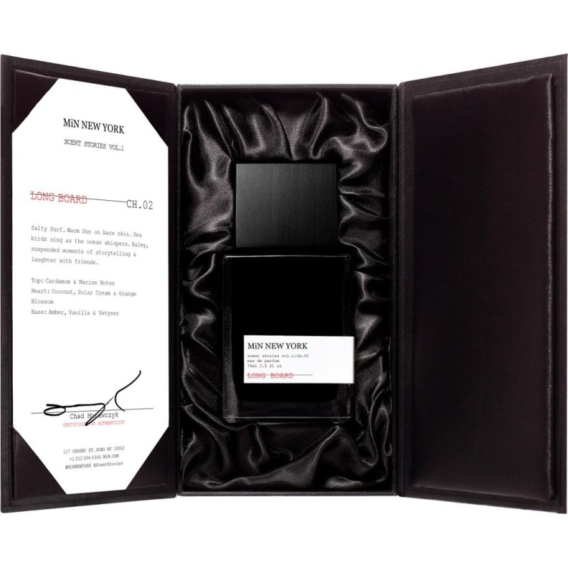 Min New York Long Board Eau de Parfum Spray Unisex 75ml - New/Original Packaging