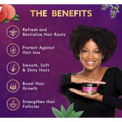 Blaq Luxury Sage & Lychee Repair and Strength Hair Masque 10oz