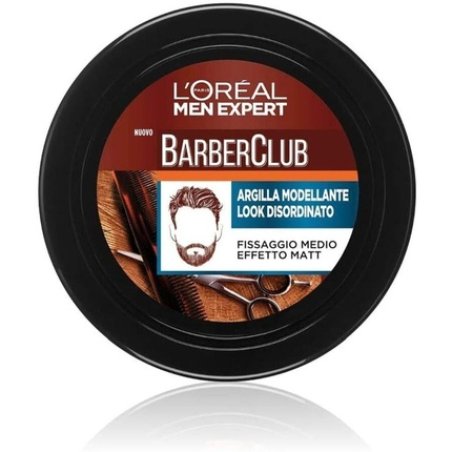 L'Oreal Paris Barber Club Modeling Clay - 75 Ml For A Messy Look