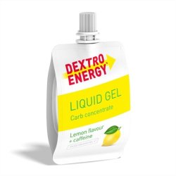 Dextro Energy Lemon Caffeine Liquid Gel Non-Sticky High Carb 28g