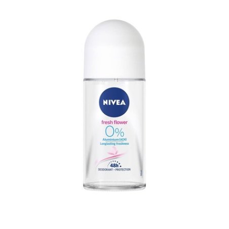 NIVEA Roll On Women 50ml Fresh Flower 0% Aluminium INFINIFRESH Formula Long-lasting Fresh Effect Scientifically Proven