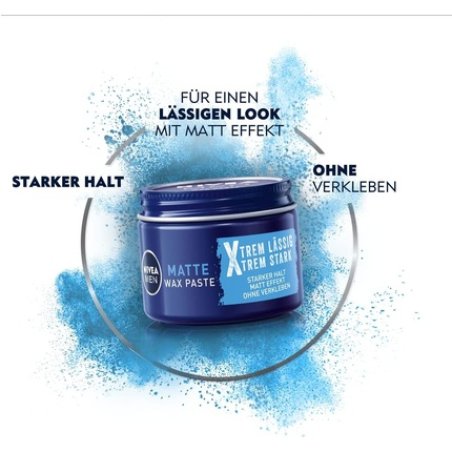 NIVEA MEN Craft Stylers Matt Wax Paste 50ml Matte Hair Wax for a Casual Look Strong Hold