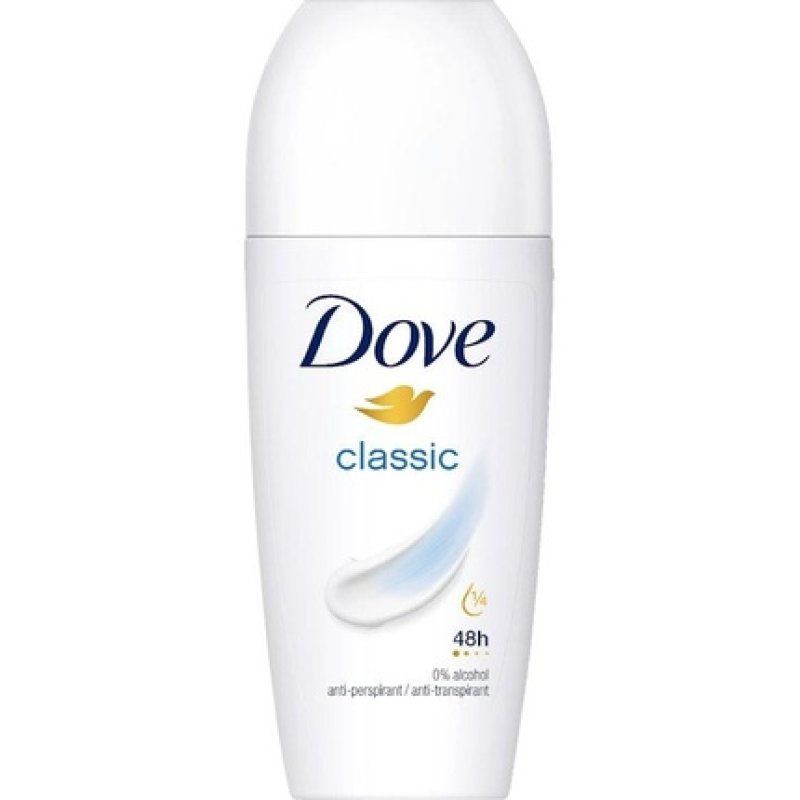 Dove Deo Roll-On 48h Classic Antiperspirant - 50ml