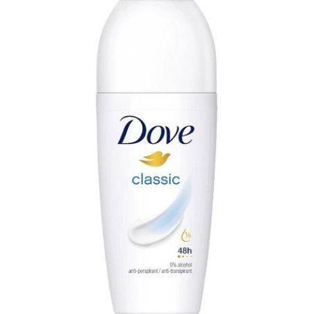 Dove Deo Roll-On 48h Classic Antiperspirant - 50ml