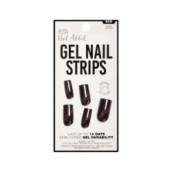 Ardell Nail Addict Gel Nail Strips Finger nails Black Pattern 16 pc(s)