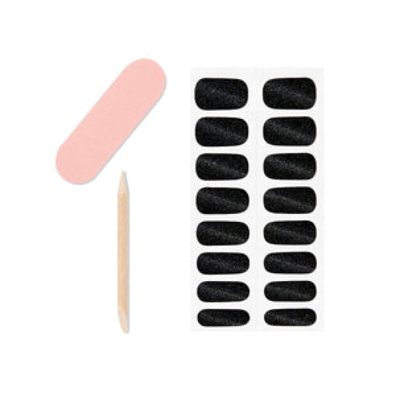 Ardell Nail Addict Gel Nail Strips Finger nails Black Pattern 16 pc(s)