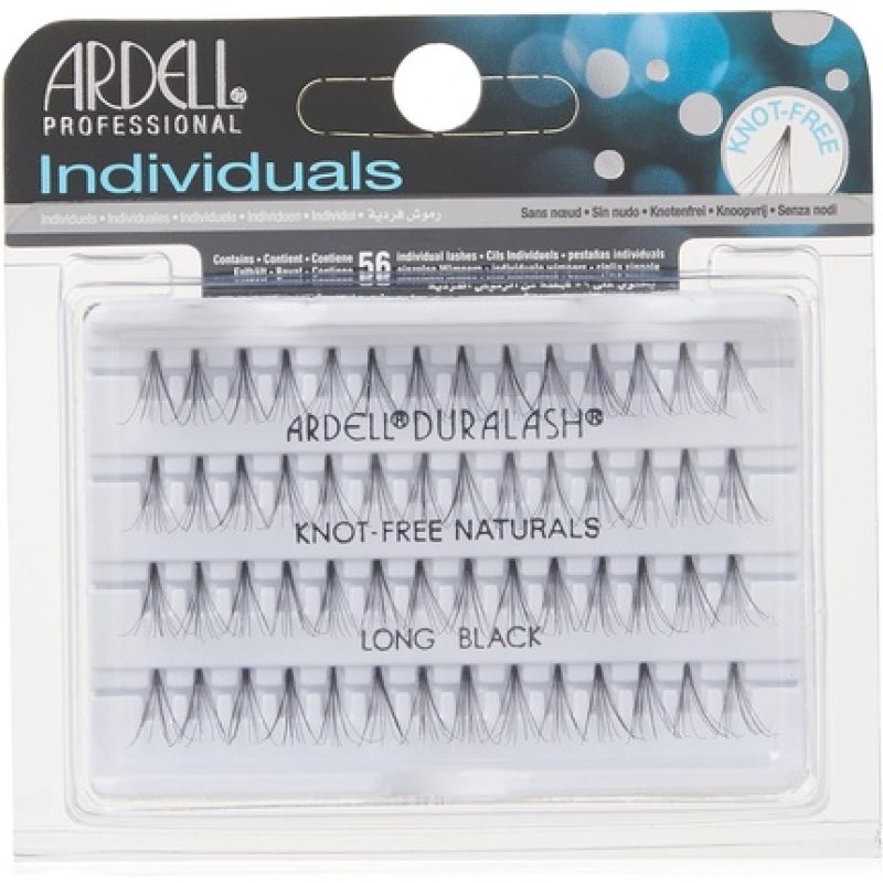 Ardell Individuals Long Black Knot Free False Eyelashes 56 Count