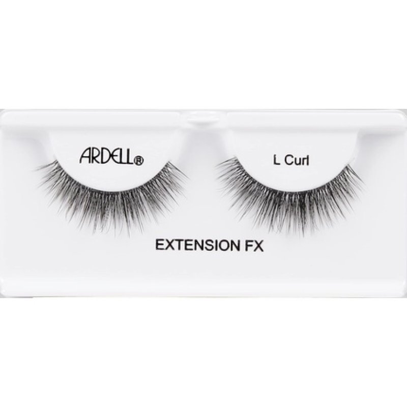 Ardell False Eyelashes Extension FX L Curl Black Short Doll Shape Define Eyes Silky-Soft Knot-Free Invisiband