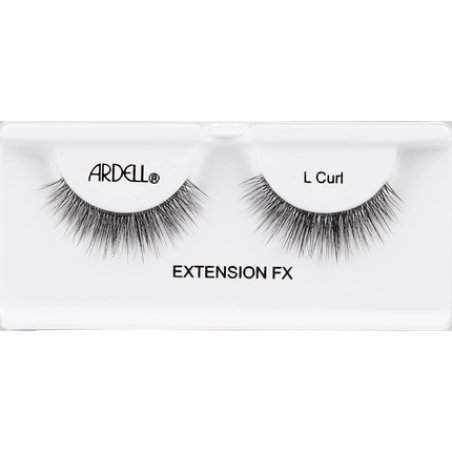Ardell False Eyelashes Extension FX L Curl Black Short Doll Shape Define Eyes Silky-Soft Knot-Free Invisiband