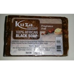 Kuza Naturals 100% African Black Soap 114g
