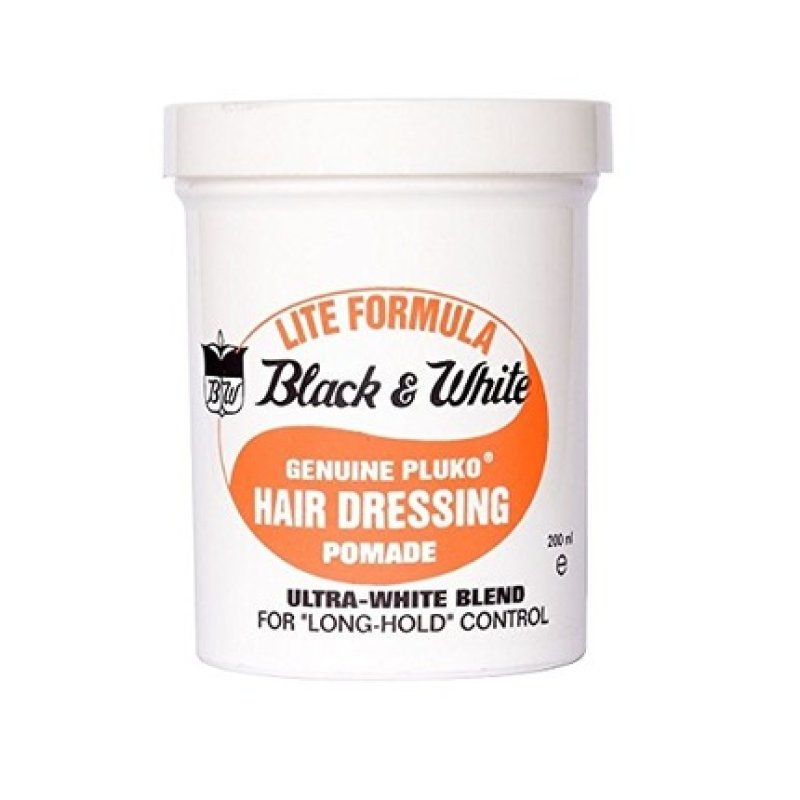 Black and White Pluko Lite Pomade 200ml