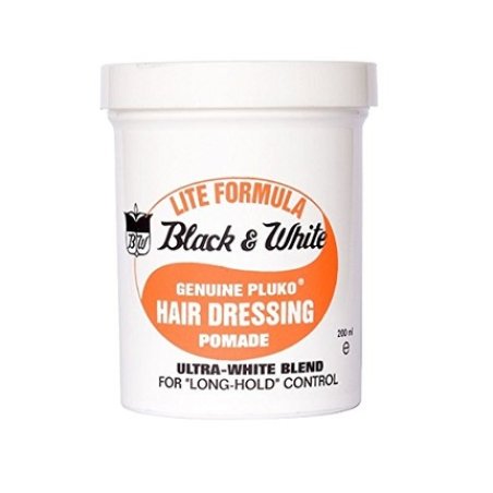 Black and White Pluko Lite Pomade 200ml