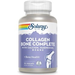 Solaray Collagen Bone Complete Advanced Bone Matrix Formula with Plant Calcium & Magnesium 90 VegCaps 90 Count