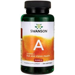 Swanson Vitamin A High Potency for Eyesight Skin and Hair 250 Capsules per Container (750 Total)