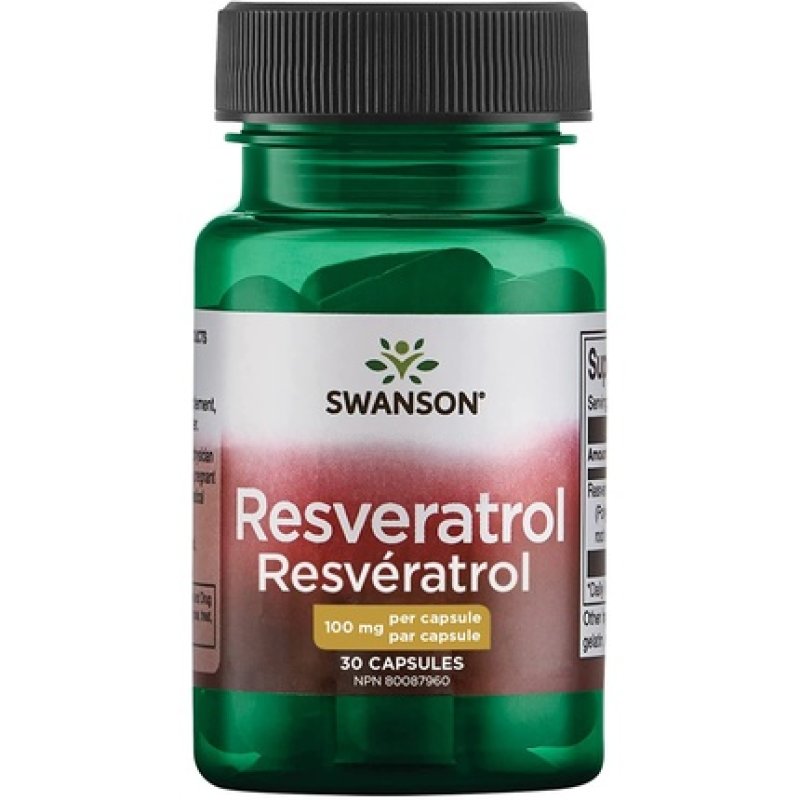 Swanson Resveratrol 100 100mg 30 Capsules