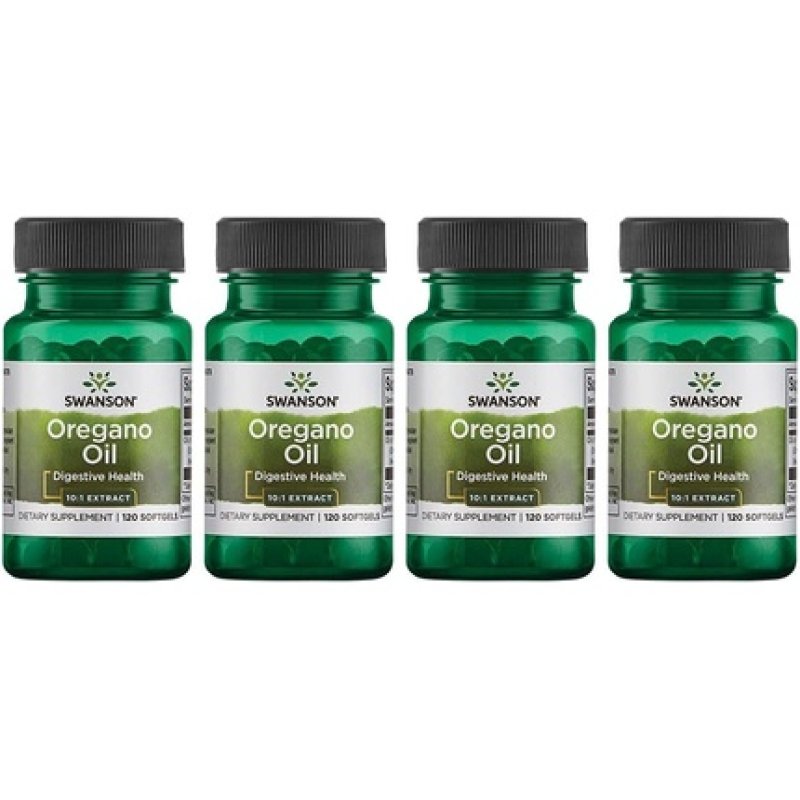Swanson Oregano Oil 10:1 Extract Natural Supplement 120 Softgels 150mg