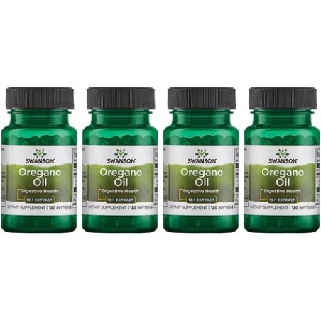 Swanson Oregano Oil 10:1 Extract Natural Supplement 120 Softgels 150mg