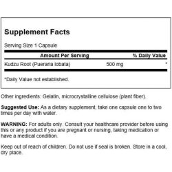 Swanson Full Spectrum Kudzu Root Herbal Supplement 60 Capsules 500mg