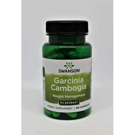 Swanson Garcinia Cambogia 5:1 Extract 80mg 60 Capsules