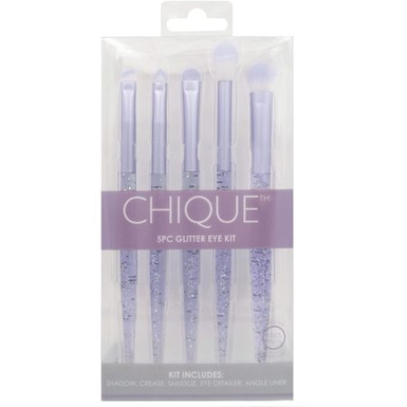 Royal & Langnickel Chique Pink Glitter 5 Piece Makeup Brush Set