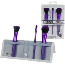 Royal & Langnickel MODA Complexion Perfection Makeup Brush Flip Kit Purple