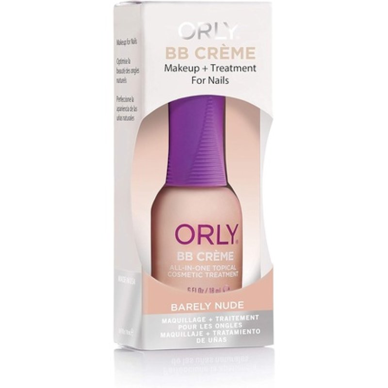 ORLY BB Cream Makeup and Treatment for Nails Barely Nude 18ml 0.6oz