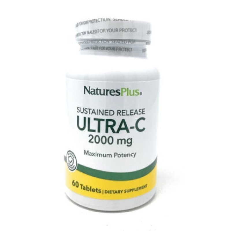 Natures Plus Ultra-C 2000mg 60 Sustained Release Tablets 165.6g
