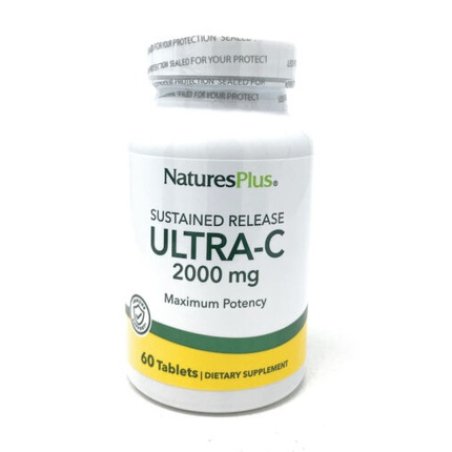 Natures Plus Ultra-C 2000mg 60 Sustained Release Tablets 165.6g