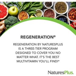 NaturesPlus Regeneration Multivitamin with Botanical Extracts Minerals & Antioxidants 90 Softgels