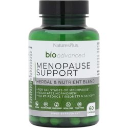 NaturesPlus BioAdvanced Menopause Support Menopause Supplement for Women Hormone Balance D3 Magnesium Ashwagandha Maca