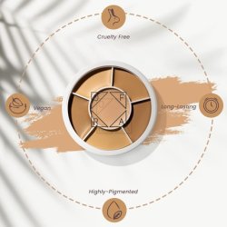 Ofra Derma Tones Concealer Wheel Palette for Women 0.35 Ounce