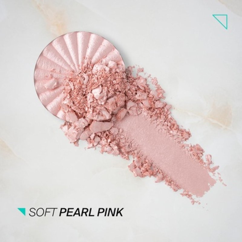 Pressed Highlighter Face Makeup Flash - Soft Pearl Pink Pearl Shimmer