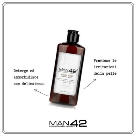 Man 42 Professional Beard Shampoo Beard Soap 200ml