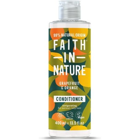 Faith In Nature Grapefruit & Orange Conditioner Invigorating Vegan & Cruelty Free No SLS or Parabens For Normal to Oily