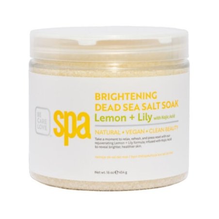 Bcl Spa 16oz Brightening Lemon & Lily Dead Sea Salt Soak