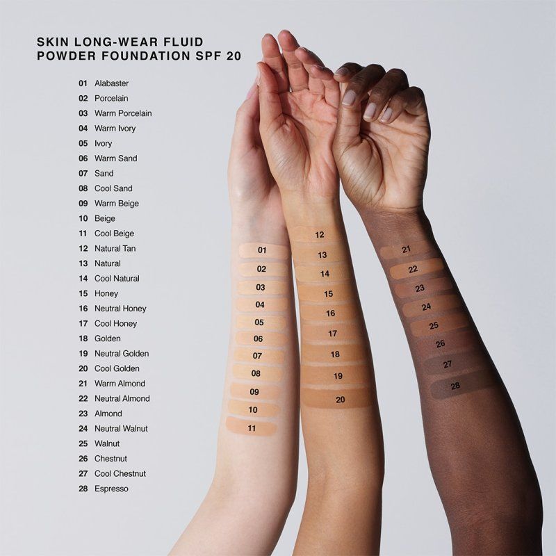 Bobbi Brown Fond de Teint Skin Long-Wear Fluid Powder SPF 20 40 ml Tube liquid C-046 Cool Beige