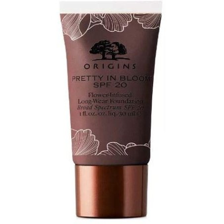 Origins Pretty In Bloom Flower-Infused Long-Wear Foundation SPF 20 1oz 740 Very Deep Cool