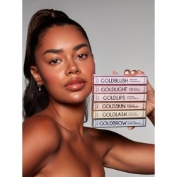 Goldbox Complete Makeup Set with 6 Mascaras, Eyelashes, and Eyebrows