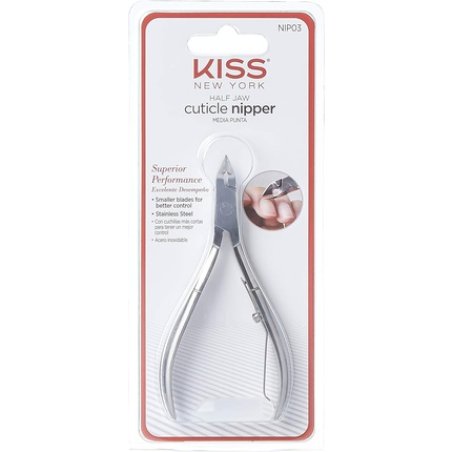 Satin Edge Stainless Steel Cuticle Nipper 102mm Half Jaw