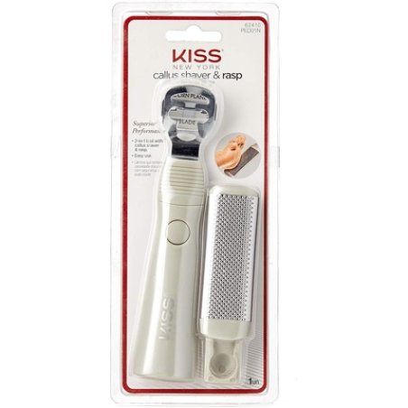 Kiss New York Insta Glide Pedicure File Callus Shaver and Rasp