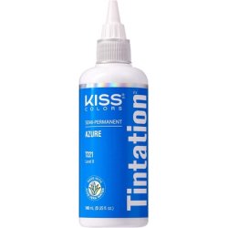 Kiss Tintation Semi-Permanent Hair Colour with Argan Oil and Aloe Vera - Azure T221