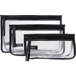 Mac Clear Plastic Rectangular Storage Bags with Zipper