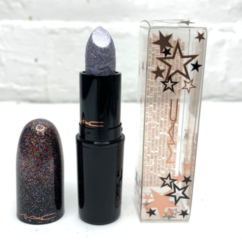 MAC Kiss of Stars Lipstick DESTINED FOR STARDOM Limited Edition Silver RARE