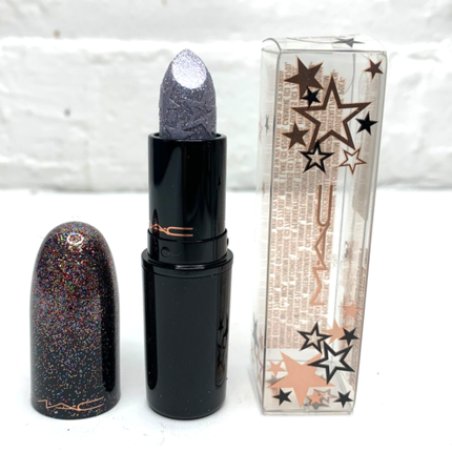 MAC Kiss of Stars Lipstick DESTINED FOR STARDOM Limited Edition Silver RARE