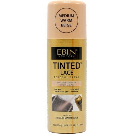 Ebin Tinted Lace Spray 80ml Medium Warm Beige