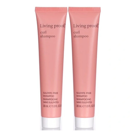 Living Proof Curl Shampoo Sulfate Free Travel Set - 1 Oz 30 Ml - Set Of 2