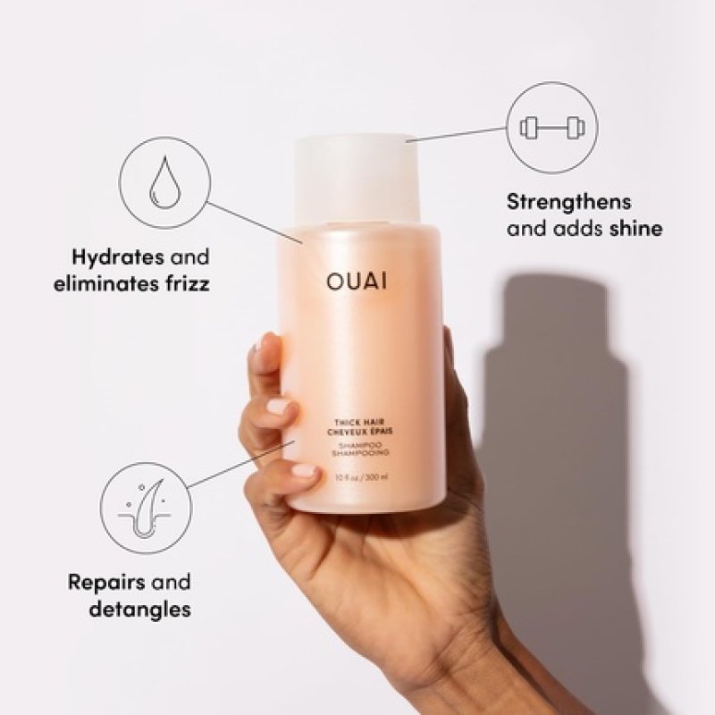 Ouai Thick Shampoo for Frizzy and Dry Thick Hair