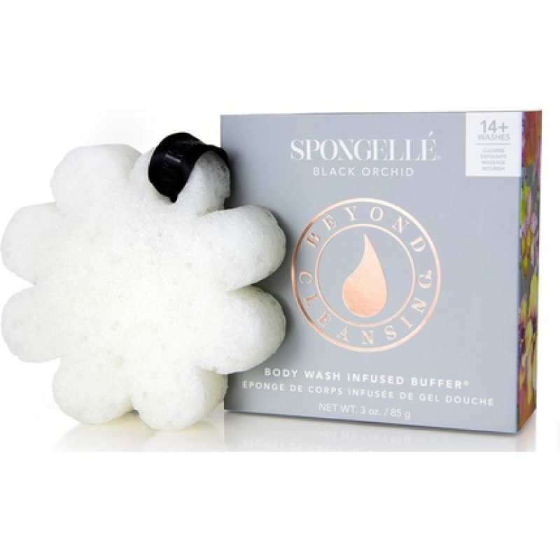Spongellé Private Reserve Black Orchid Shower Body Wash Buffer Collection